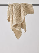 Alva våfflad handduk beige Tell Me More