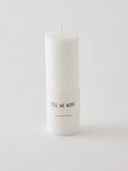 Luna stearin candle