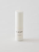 Luna stearin candle