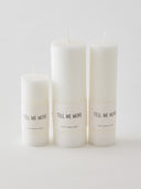 Luna stearin candle