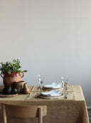 Bordsduk linne 175x175