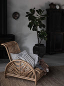 Melvin kuddfodral - Taupe stripe