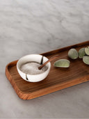 Teak salt spoon