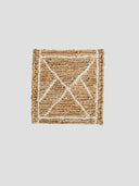 Harlequin hemp rug