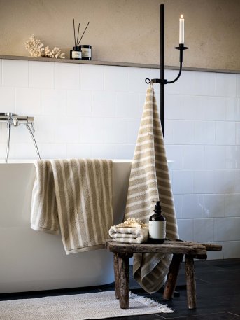 Beige terry towel bath towel Tell Me More
