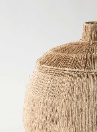 Marcel jute basket with lid perfect for any storage.