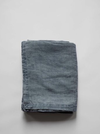 Linen tablecloth 145x145 blue - Tell Me More