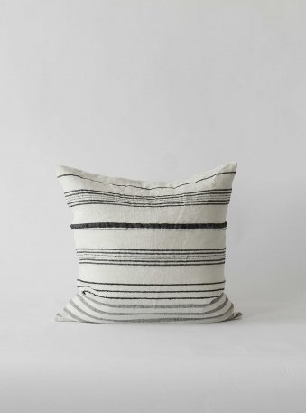 Striped cushion cover in linen from Tell Me More