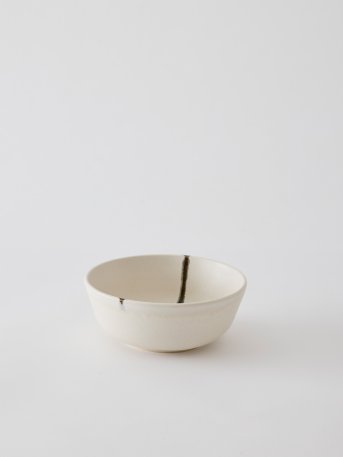 Beige skål med grönt mönster - Tell Me More