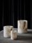 Alabaster candle holder