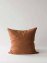 Amber colored linen pillowcase 65x65
