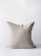 Warm grey linen pillowcase 65x65