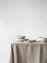 Tablecloth linen 145x145 - warm grey