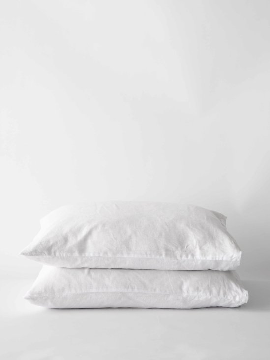 Pillowcase 50x70 2p - bleached white