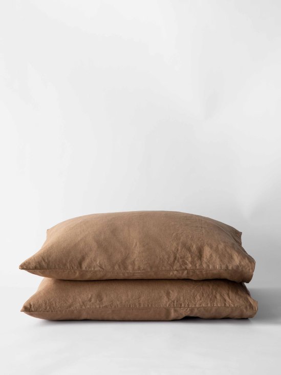 Pillowcase 50x70 2p - hazelnut