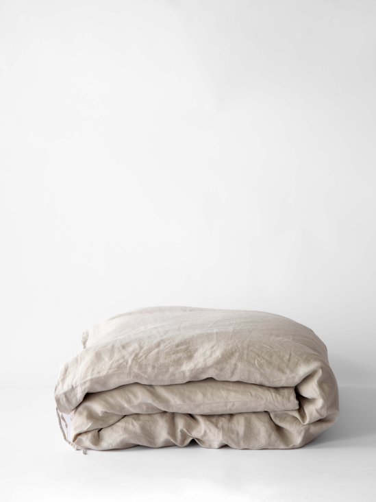 Duvet cover linen 150x200 - bleached white