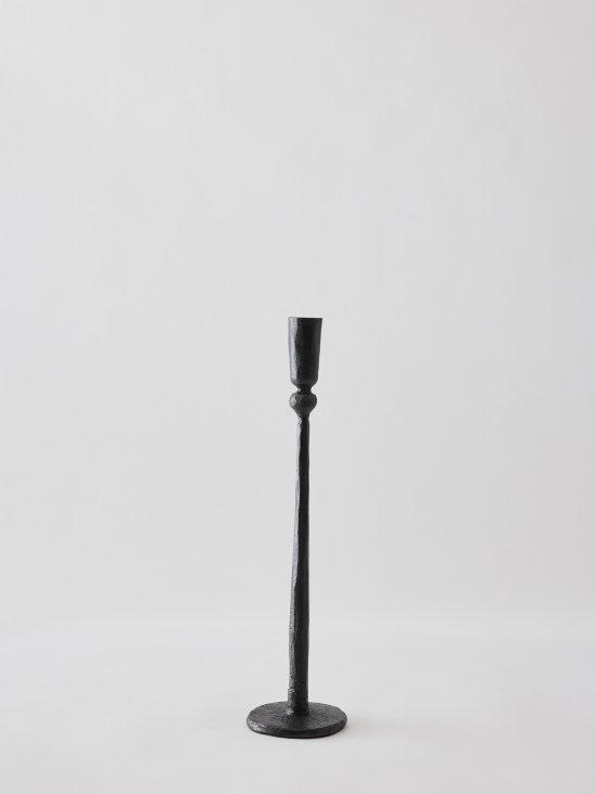 Handgjord ljusstake av järn storlek large