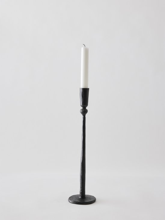 Handgjord ljusstake av järn storlek large