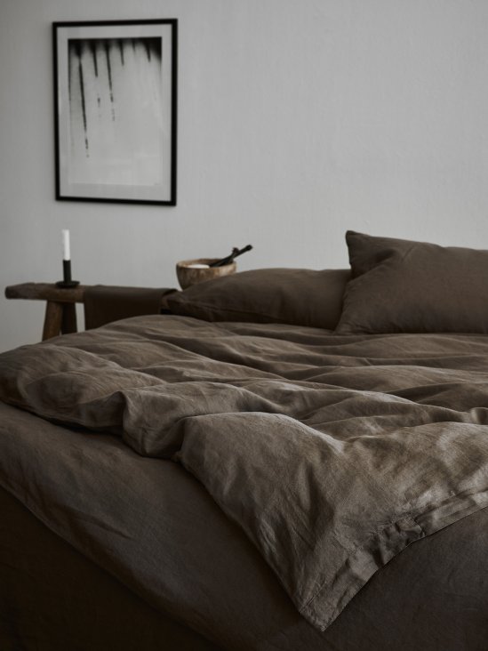 Bed sheet linen 270x270 - bleached white