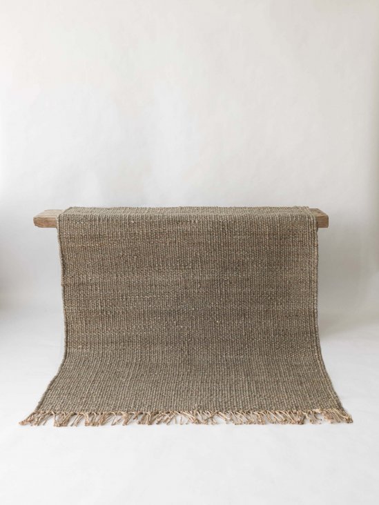 Grey hemp rug from Tell Me More