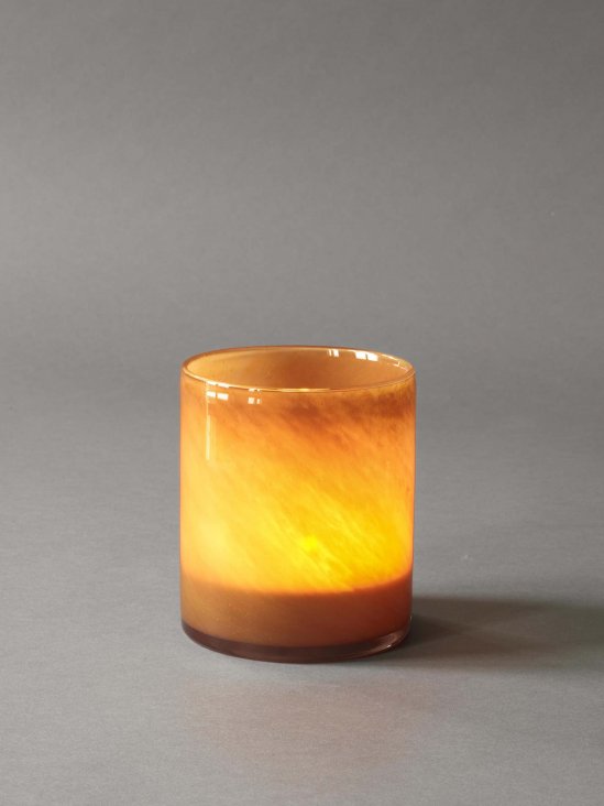 Lyric brun ljuslykta i storlek M