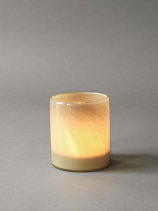 Lyric brun ljuslykta i storlek M