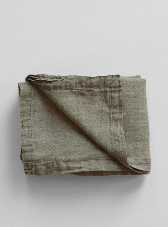 linneduk pistage färg