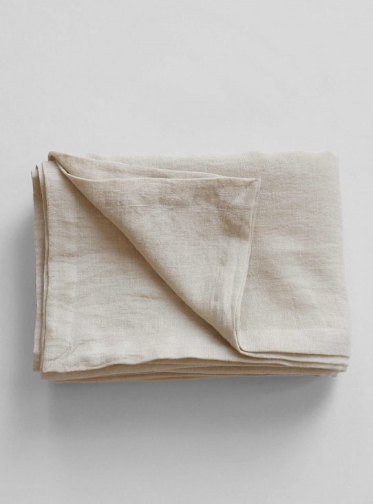 linneduk beige färg